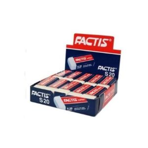 GOMA FACTIS CAJA CON 20 PIEZAS