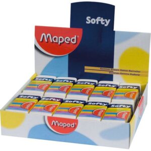 GOMA SOFTY MAPED CAJA CON 20 PIEZAS